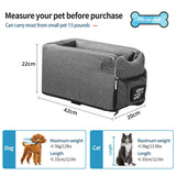 HULIANFU Portable Cat Dog Bed Travel Central Control Car Safety Pet Seat Transport Dog Carrier Protector For Small Dog Chihuahua Teddy
