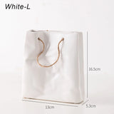 HULIANFU Nordic Creative Shopping Basket ceramic Vase Bag Decoration Simple Dried Flower Arrangement Vase Table Decoration