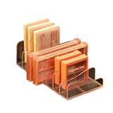 HULIANFU Makeup Blush Organizer Storage for Cosmetics Desktop Makeup Organizer 7-compartment Plastic Eye Shadow Storage Box Organizer