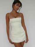 Hulianfu Sexy Floral Embroidery Slip Dress Women Bodycon Female Mini Dresses Spring Sexy Slim Chic Beach Style Lady Vestidos