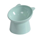 HULIANFU New Cat Bowl High Foot Dog Bowl Neck Protector Cat Pet Food Water Bowl Anti-overturning Binaural Pet Feeding Cup Pet Feeder Bowl
