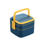 HULIANFU Thermal Lunch Box Portable Food Container With Spoon Microwave Vaccum Bowl Bento For Kids Picnic Insulated Lunch Box Three Layer