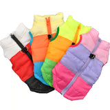 HULIANFU Warm Dog Clothes For Small Dog Windproof Winter Pet Dog Coat Jacket Padded Clothes Puppy Outfit Vest Yorkie Chihuahua Clothes