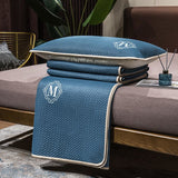 HULIANFU Summer Cooling Blanket Air Condition Comforter Quilt Lightweight And Breathable Knitting Sofa Bed Blankets 150*200/200*230cm