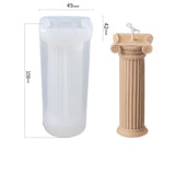 HULIANFU Vintage Roman Column Candle Mold DIY Portrait Scented Silicone Mold Venus Goddess Human Body Plaster Mold Candle Mold Making