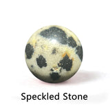 HULIANFU Natural Stone Quartz Polished Crystal Ball Energy Reiki Healing Gift Home Decor Chakra Feng Shui Ornament Mineral Specimen Balll