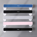 HULIANFU Single Towel Bars Wall Mounted Bathroom Towel Hanger No Drilling Holder Self-adhesive Towel Rack Bathroom Kitchen Accessories