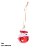 HULIANFU 2023 Christmas Hand Bell Bauble Jingle Bells Gold School Handbell Restaurant Supplies Xmas Noel New Year 2023 Adornos De Navidad