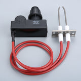 HULIANFU Universal Electronic Two Outlets Igniter With High Spark Plug Wire Length 450mm Kit For Char-Broil BBQ Grill Water Gas Heater
