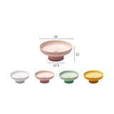 HULIANFU Nordic PP Fruit Storage Rack Removable Bottom Drainer Basket Candy Plate Home Organizer Kitchen Tool for Vegetable Food Tray