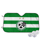 HULIANFU Israel Maccabi Haifa FC Car Windshield Sun Visor Can Effectively Block The Sun For Your Car