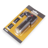HULIANFU Plastic 1 Jet Cigar Lighter Gas Fire Starter 1300C Blue Flame Spray Gun Butane Torch Lighters Gadgets 1 PC Color Random Color