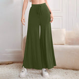 Hulianfu Fashion High Waist Wide Leg Pants For Women Autumn Loose Casual Women' S Pants Pantalon Vintage Long Trousers