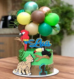 HULIANFU Mini Confetti Balloon Cake Topper Birthday Wedding Party Baby Shower Birthday Decoration Gold Party Decorations