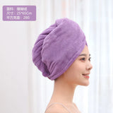 HULIANFU Microfiber Towel Hair Towel Bath Towels For Adults Women Home Embroidered Daisy Animal Coral Velvet Shower Cap Dry Hair Cap 1pc