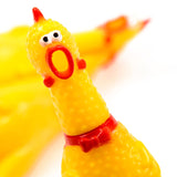 HULIANFU Screaming Chicken Squeeze Sound Toy Pets Dog Toys Product Shrilling Decompression Tool Squeak Vent chicken