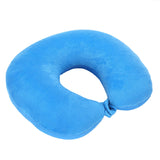 HULIANFU U-shaped Travel Pillow Plush Pillowcase for Outdoor Travel Aircraft Soft Pillow Cushion To Protect Neck and Cervical Spine