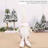 HULIANFU Santa Claus Christmas Doll Merry Christmas Decorations for Home Elk Christmas Ornaments Xmas Tree Decor  Navidad Natal Gifts