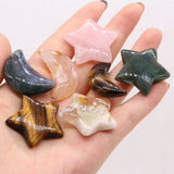 HULIANFU Natural Stone Amethyst Powder Crystal Star Shape Mineral Specimen Gemstone Agate Fish Tank Jewelry Home Decoration Ornaments