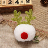HULIANFU  1/2pcs Cute Deer Ear Hairpins Christmas Barrettes Hair Decorationd Beautiful Deer Antlers Hair Clips Hair Accessories Girls Gift