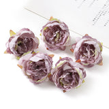 HULIANFU 2023 Silk Peony Artificial Flowers Head Pink Peonies Champagne Fake Flower For Home Wedding Decoration Accessories DIY Handmade Craft