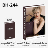 HULIANFU Ins Fashion Fake Books for Decoration Home Decor Coffee Table Book Simulation Prop Book Model Hotel Room Unopenable Box Book