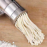 HULIANFU Spaghetti Kitchen Utensils Stainless Steel Household Small Manual Pasta Machine Hand Pressure Noodle Press Noodle Machine