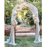 HULIANFU Metal Wedding Arch Stackable DIY Arch for Prop Supplies Decoration Easy Assembly Rose Gates Balloon Archway Arbours Party Decor