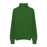 Hulianfu Winter High Quality Wwomen's Wool Sweater Solid Color High-neck Pullover Long-sleeved Knit Top