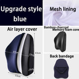 HULIANFU Memory Foam Seat Cushion Orthopedic Pillow Office Chair Cushion Lumbar Cushions Car Seat Butt Hemorrhoid Coccyx Vertebra Sets