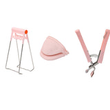 HULIANFU Tofok Anti-scald Clamp Bowl Clamp High Temperature Resistant Non-slip Crockery Clamp Stainless Steel Tray Clamp Kitchen Bowl Set