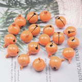 HULIANFU  15PCS Beautiful Metal Bells Loose Beads Jingle Bell For Christmas Party Crafts Decoration DIY Make Earrings Pendants Material