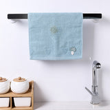 HULIANFU Single Towel Bars Wall Mounted Bathroom Towel Hanger No Drilling Holder Self-adhesive Towel Rack Bathroom Kitchen Accessories