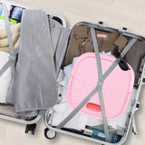 HULIANFU New Mini Folding Washing Machine Wash Fruits Electric Touch Button Household Portable Washer Foldable Barrel Type For Travel