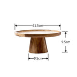 HULIANFU Japanese style Wooden plate Food fruit dessert plates For home sushi cake stand Wooden tray decoration Wood Dish tableware gift