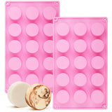 HULIANFU SILIKOLOVE Cylinder Silicone Soap Mold Round Silicone Molds for Handmade Soap Making, Lotion Bars, Bath Bombs, Chocolate, Cake