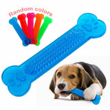 HULIANFU Pet Dog Chew Toy For Aggressive Chewers Treat Dispensing Rubber Teeth Cleaning Toy Squeaking Rubber Dog Toy