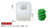 HULIANFU Mini Cactus Shape Candle Silicone Mold Handmade DIY Desktop Decoration Gypsum Epoxy Resin Aromatherapy Candle Silicone Mould