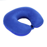 HULIANFU U-shaped Travel Pillow Plush Pillowcase for Outdoor Travel Aircraft Soft Pillow Cushion To Protect Neck and Cervical Spine