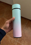 HULIANFU smart digital water bottle keeps cold and heat thermal bottle Stainless Steel Thermos for baby children kids terms