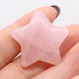 HULIANFU Natural Stone Amethyst Powder Crystal Star Shape Mineral Specimen Gemstone Agate Fish Tank Jewelry Home Decoration Ornaments
