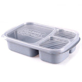 HULIANFU Wheat Straw Lunch Box Bento Box Japanese Style Students 4-box Containers for Food Microwave Office Workers Food Box Fruits Case
