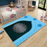 HULIANFU Muslim Prayer Non-slip Carpet Room Mat Square Removable Kitchen Bathroom Floor Waterproof Carpet Mat Bedroom Furry Carpet Tapis