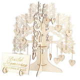 HULIANFU Wedding Guest Book Alternative - Wedding Decor-Drop Heart Guestbook