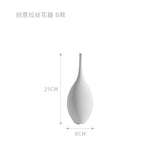 HULIANFU Jingdezhen Modern Minimalist Handmade Art Zen Vase Ceramic Ornaments Living Room Model Home Decoration