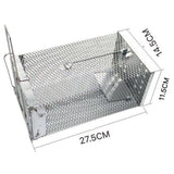 HULIANFU Reusable Mouse Trap Cage Metal Mice Rodent Rats Catcher Pest Control Products Garden Outdoor Household Gadgets
