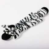 HULIANFU New Cute Plush Toys Squeak Pet Wolf Rabbit Animal Plush Toy Dog Chew Squeaky Whistling Involved Squirrel Dog Toys