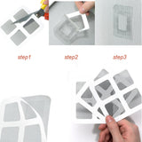 HULIANFU Window Net Anti-mosquito Mesh Sticky Wires Patch Repair Tape new Screen Window Door Mosquito Netting Patch Repair Broken Hole