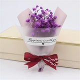 HULIANFU Mini Small Natural Dried Flowers Bouquet Real Happy Dry Flowers Press Decorative Photography Photo Backdrop Decor Party Supplies