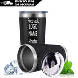 HULIANFU Thermal Mug Beer Cups Stainless Steel Thermos for Tea Coffee Water Bottle Vacuum Insulated Leakproof With Lids Tumbler Drinkware